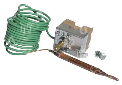 termostat přepínací, 0-90 C, kapilára 2m